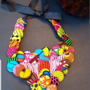 Ankara Necklace Set♥️ - Handmade